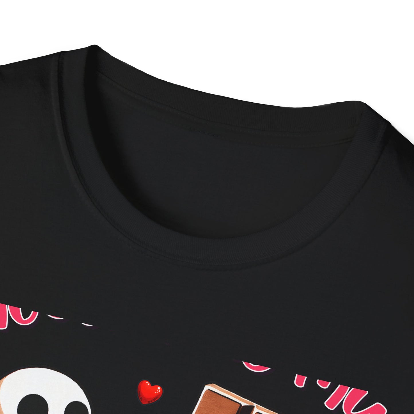 Funny Skeleton & Chocolate Valentine T-Shirt - Adorable 'Chocolate is My Valentine' Tee for Sweethearts & Singles