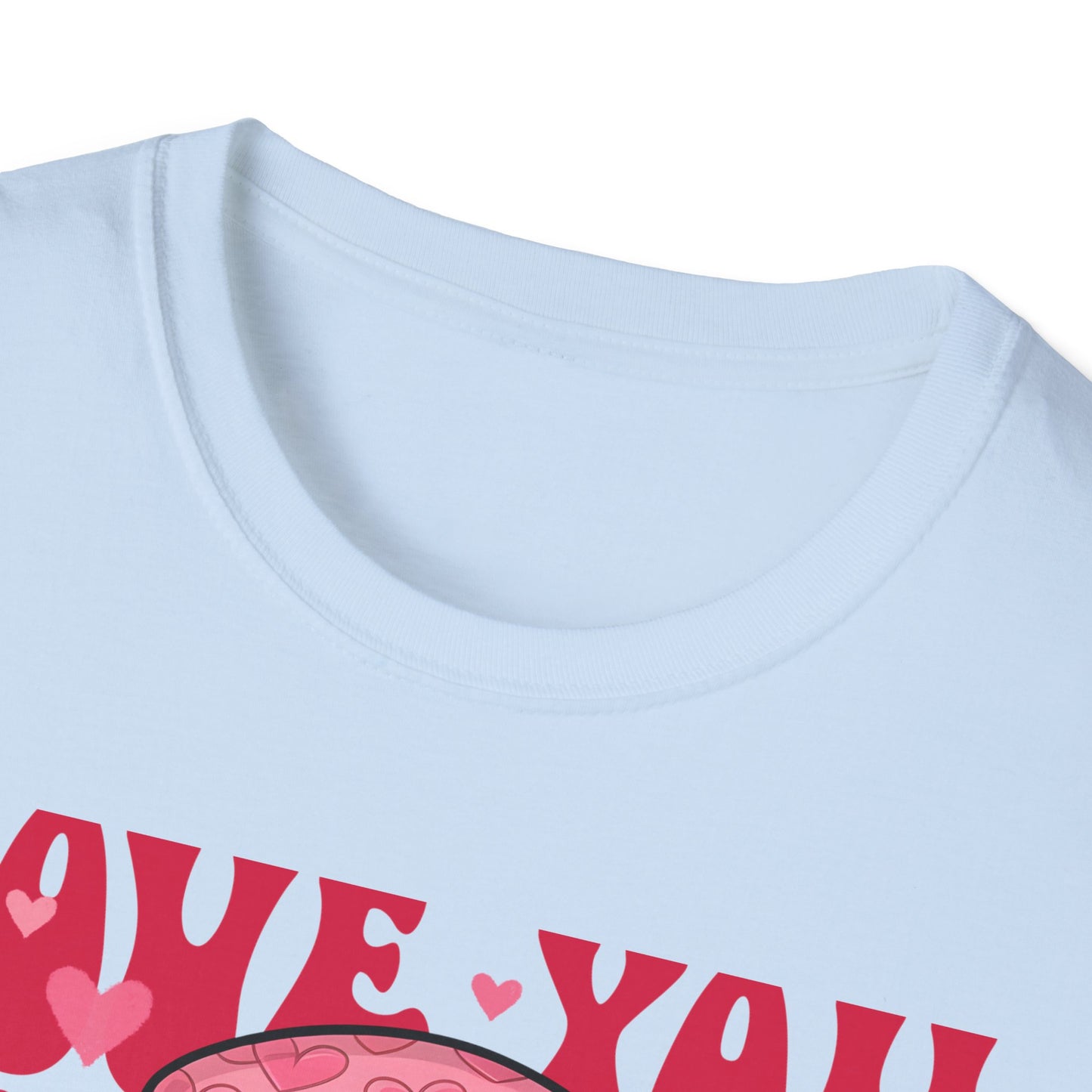 Super Cute Groovy Smiley Face T-Shirt - Pink Hearts Cowboy Hat & Peace Sign - Awesome 'Love You' Tee for Valentine's Day