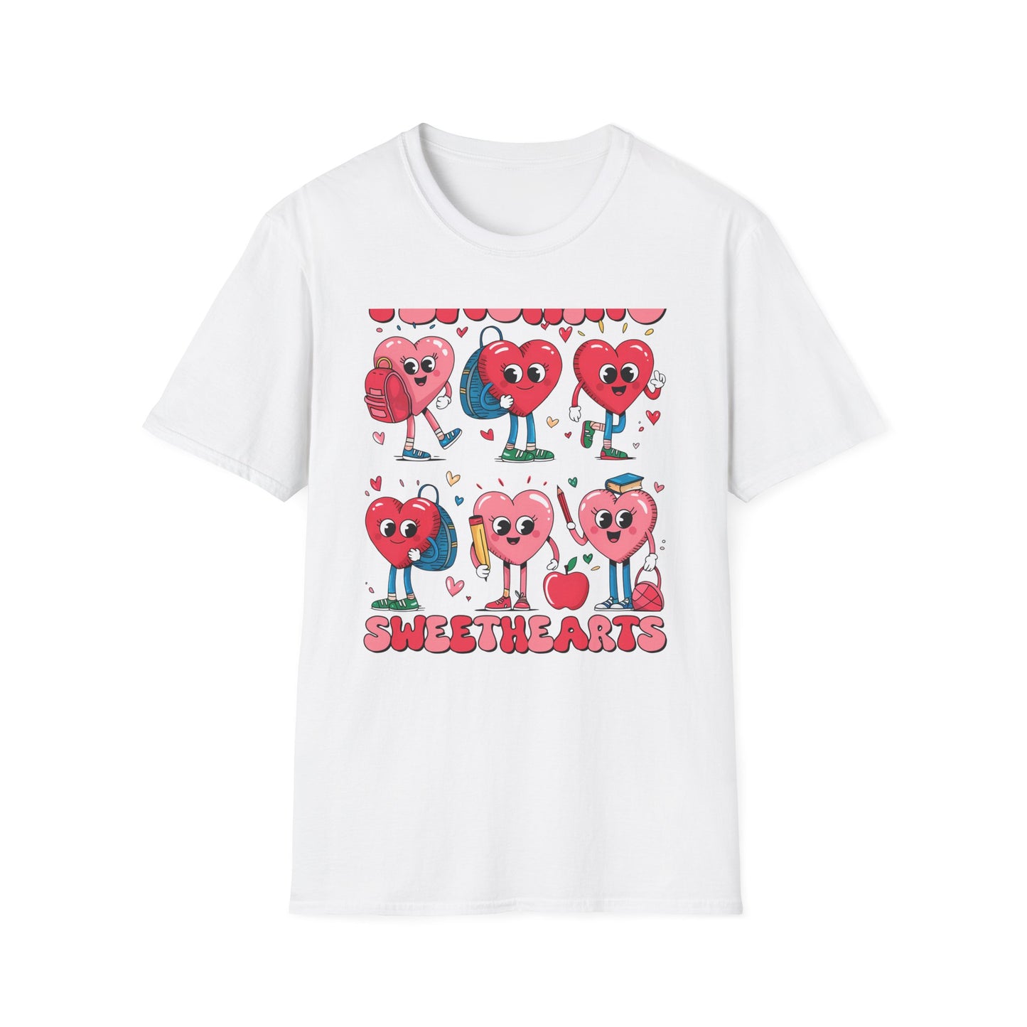 Adorable Teaching Sweethearts T-Shirt - Whimsical Teacher Appreciation Gift | Back to School Educator Tee