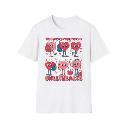 Adorable Teaching Sweethearts T-Shirt - Whimsical Teacher Appreciation Gift | Back to School Educator Tee