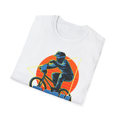 Epic BMX Extreme Rider T-Shirt - Dynamic Retro Stunt Bike Tee for Action Sports Enthusiasts & Thrill Seekers