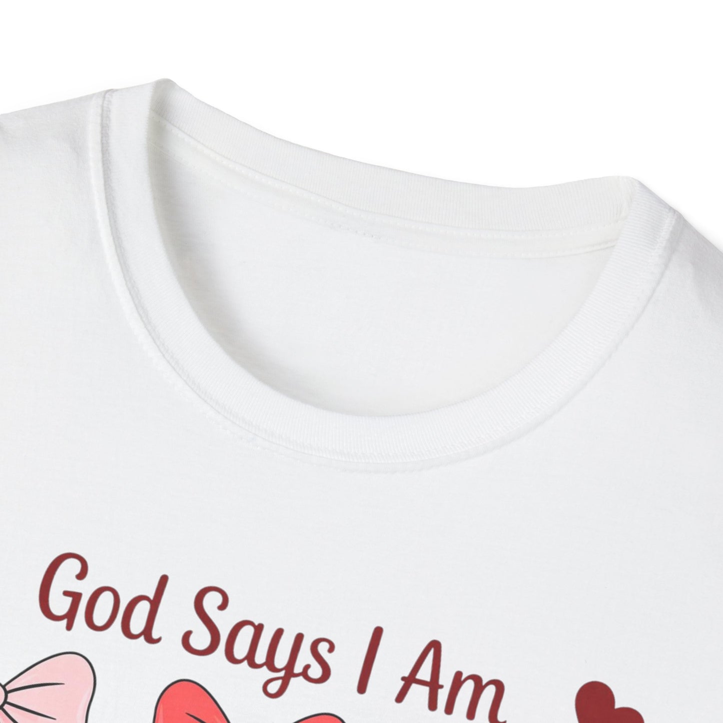 Inspiring God Says I Am T-Shirt for Women - Christian Affirmation Tee, Precious Unique Lovely Faith Gift, Divine Empowerment