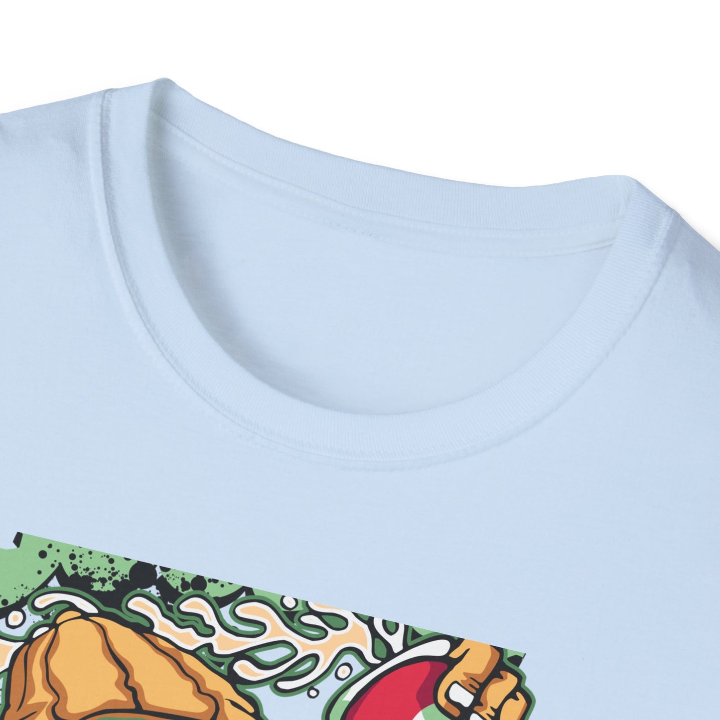 Rad Go Scoot Monster Rider T-Shirt - Unique Urban Cartoon Scooter Streetwear Tee