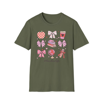 Adorable #TeacherLife T-Shirt - Cute Educator Gift for Back to School & Appreciation Day! Cozy & Inspiring Design