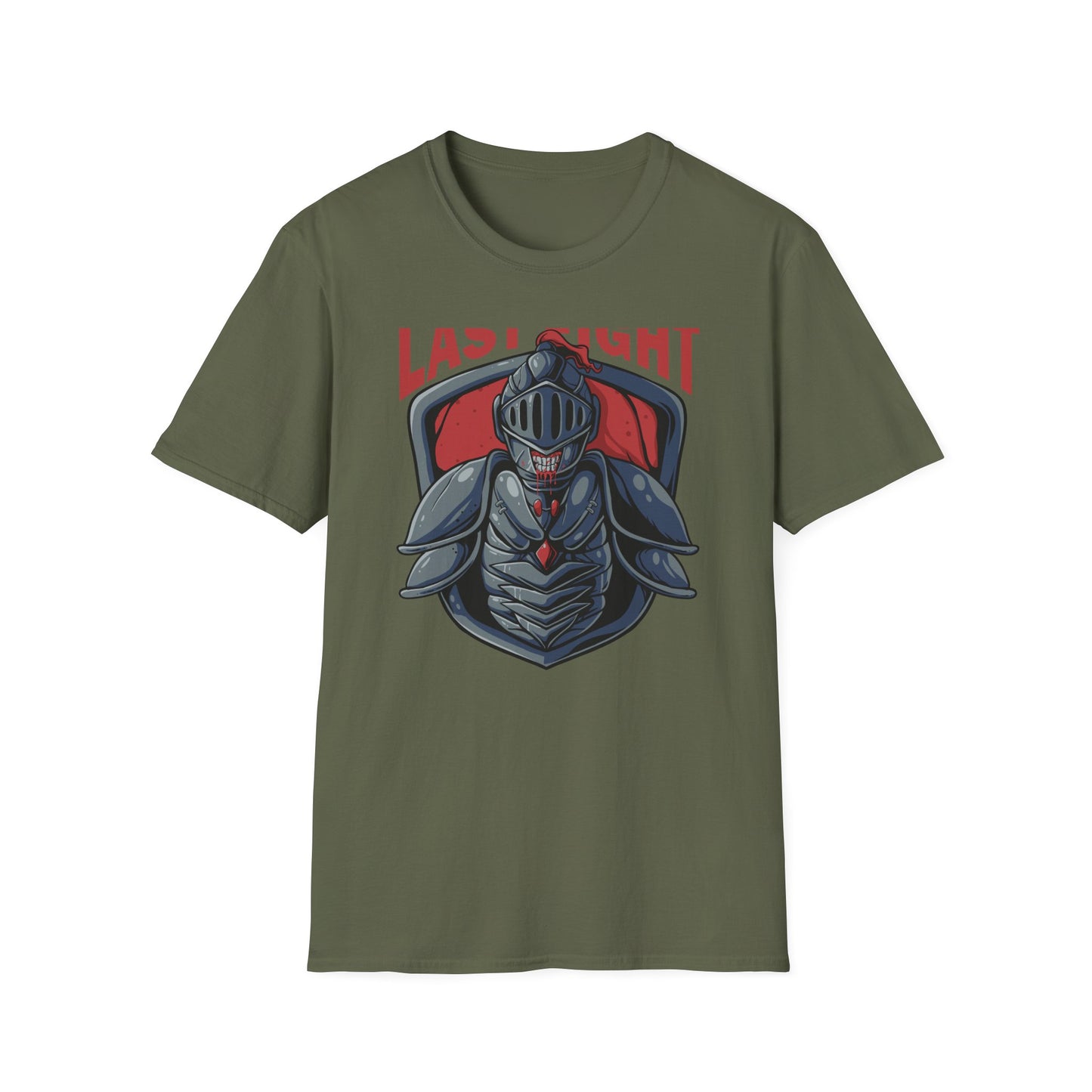 Epic Last Fight Undead Knight T-Shirt | Grim Medieval Warrior Battle Tee | Dark Fantasy Gaming Apparel