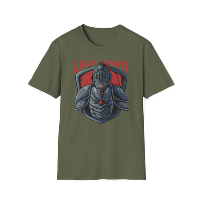 Epic Last Fight Undead Knight T-Shirt | Grim Medieval Warrior Battle Tee | Dark Fantasy Gaming Apparel