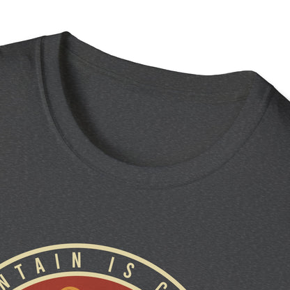 Epic Mountain Is Calling Adventure T-Shirt - Retro Mountain Biking & Nature Tee for Outdoor Enthusiasts