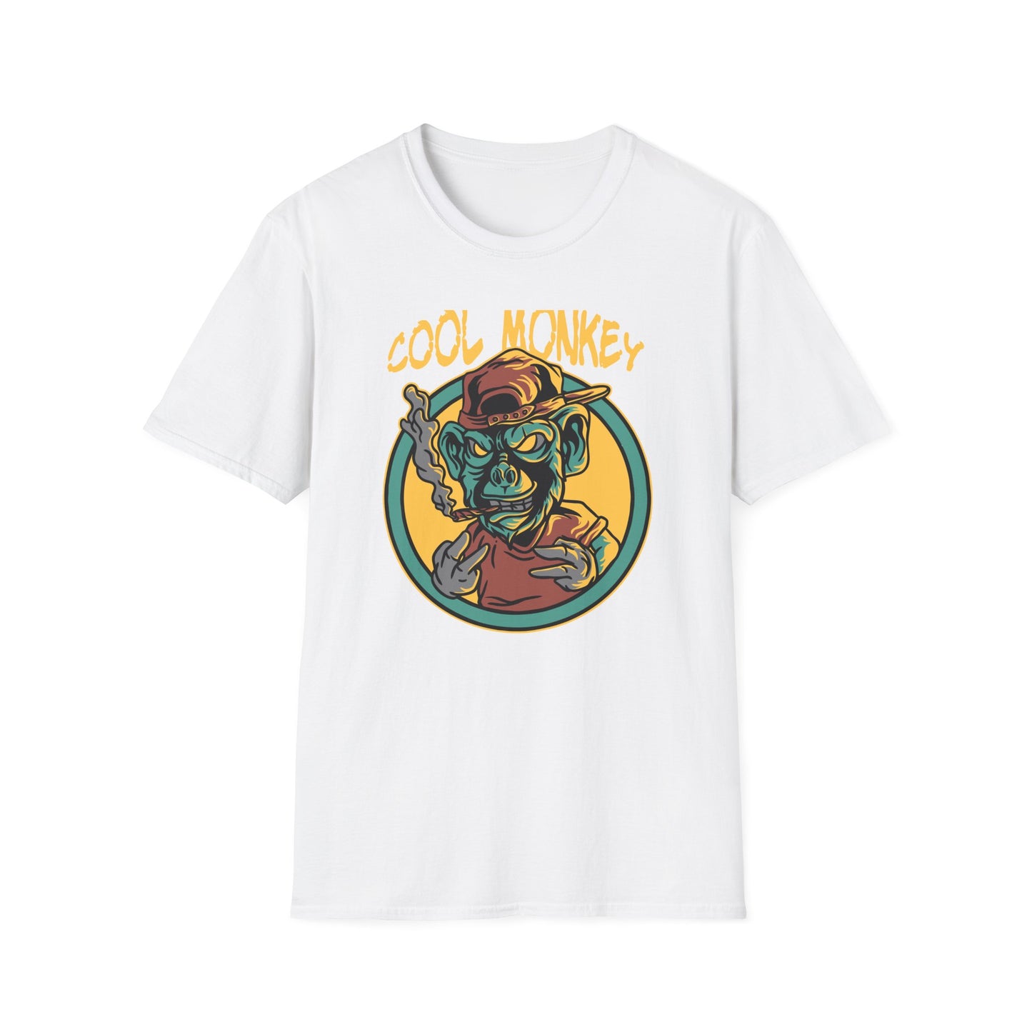 Awesome Cool Monkey T-Shirt | Edgy Streetwear Graphic Tee | Unique Urban Animal Print for Men & Women