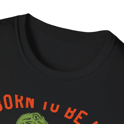 Epic Born to be a Rock Star T-Rex T-Shirt - Roaring Dinosaur Guitar Tee | Music Lover & Dino Fan Gift