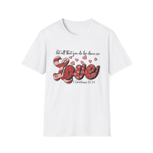 Faith Hope Love 1 Corinthians 13:13 T-Shirt | Distressed Vintage Christian Scripture Tee | Inspiring Religious Gift