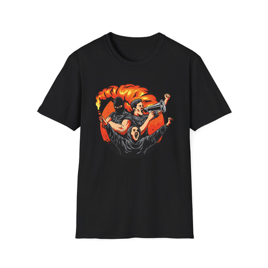 Bold Uprising Protest T-Shirt | Revolutionary Activism Tee | Ignite Change & Raise Your Voice | Freedom Fighter Apparel