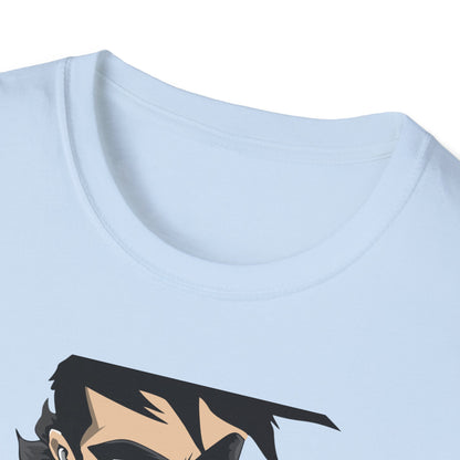Dynamic Street Art Rebel T-Shirt | Urban Graffiti Artist Tee | Bold Comic Style Graphic Apparel