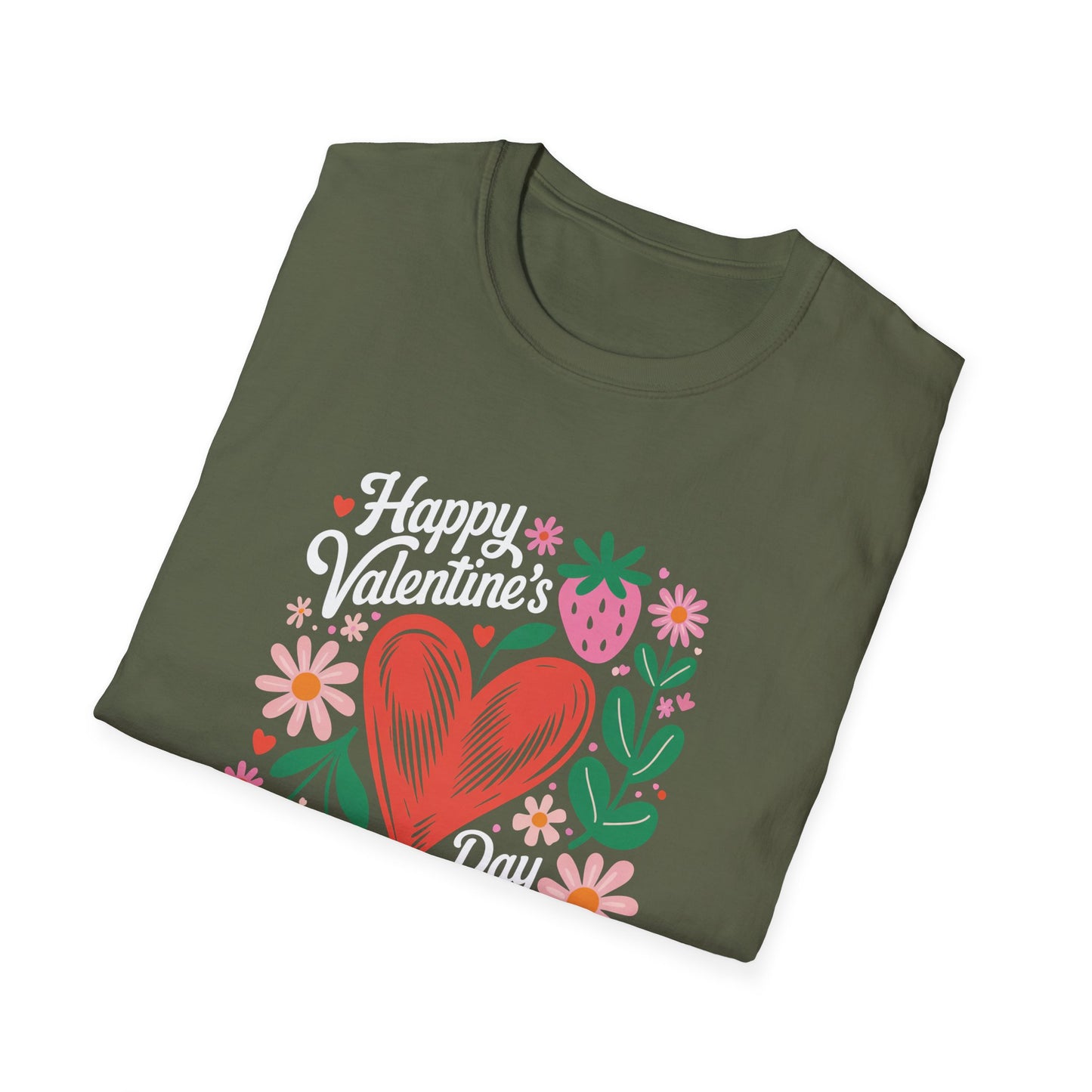 Groovy Valentine's Day T-Shirt | Adorable Retro Heart & Flower Love Tee for Women & Girls | Sweet Holiday Gift