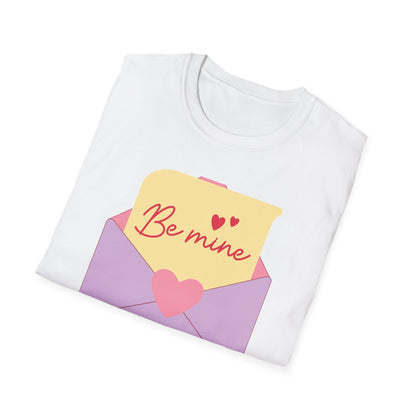 Charming 'Be Mine' Valentine T-Shirt | Adorable Love Letter Tee | Perfect Gift for Sweethearts & Couples | Romantic Apparel