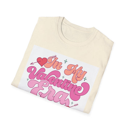 Adorable "In My Valentine Era" T-Shirt | Retro Groovy Love Heart Tee for Women & Girls | Trendy Valentine's Day Gift