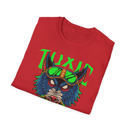 Vicious Toxic Wolf T-Shirt: Electrifying Rave Streetwear Tee with Neon Goggles – Unleash Your Edgy Style!