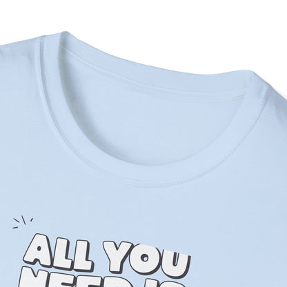 Cute All You Need Is Love T-Shirt | Sweet Heart Gift Box Tee | Romantic Valentine's Day Outfit | Adorable Love Statement Top