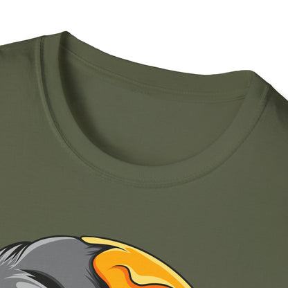 Vibrant Sleepy Skull Moon T-Shirt | Edgy Celestial Vapor Graphic Tee - Unique Streetwear Art