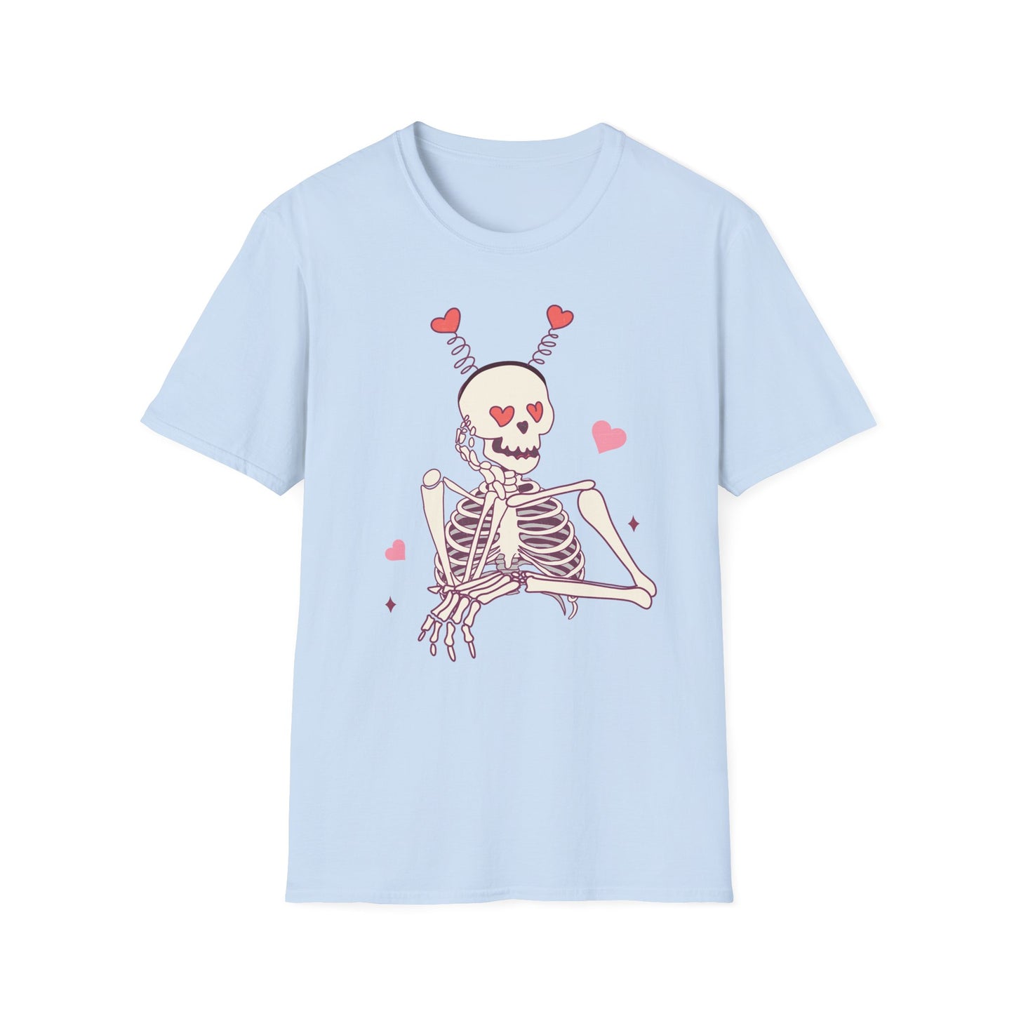 Spooky-Cute "Til We Are Ghosts" T-Shirt | Enduring Love Skeleton Tee | Romantic Anniversary Couple Gift