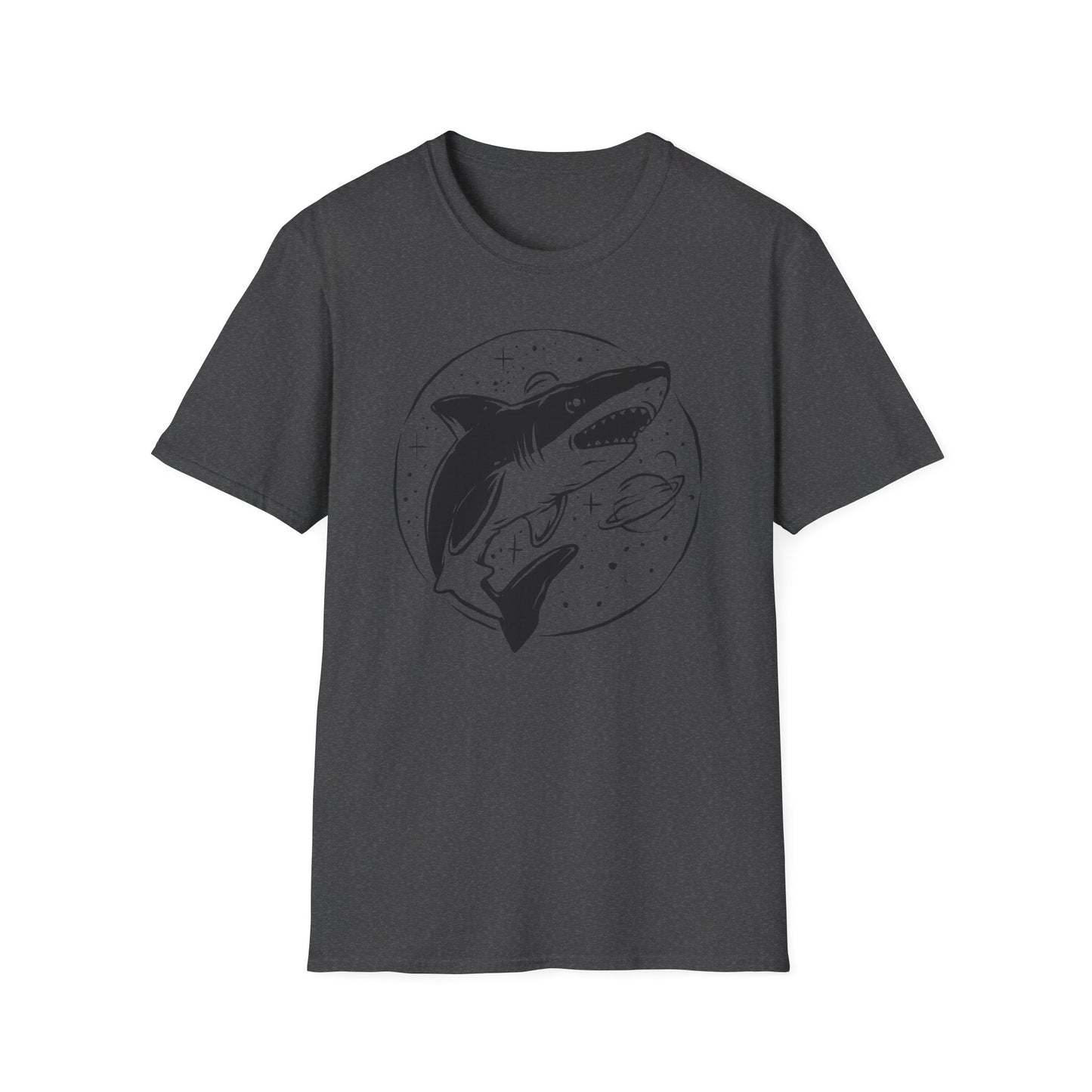 Epic Cosmic Shark T-Shirt | Stellar Space Ocean Graphic Tee | Unique Marine Life Apparel Gift