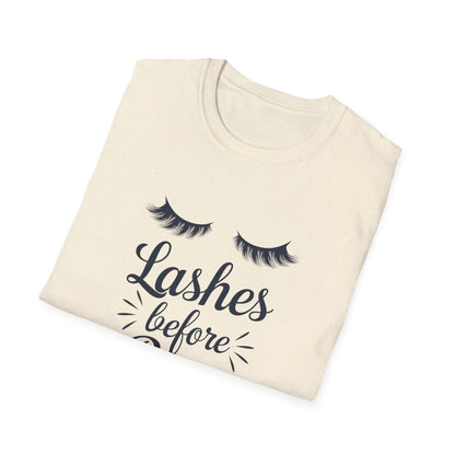 Fabulous Lashes Before Boys T-Shirt | Sassy Beauty Lover Tee | Chic Women's Empowering Gift