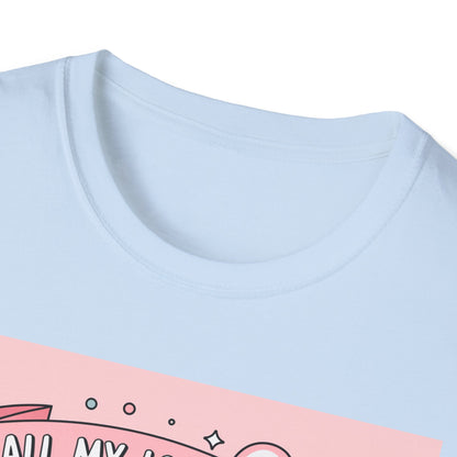 Adorable "All My Love Is Yours" Valentine's Day T-Shirt - Sweet Heart & Gift Boxes Tee | Perfect Romantic Gift for Her