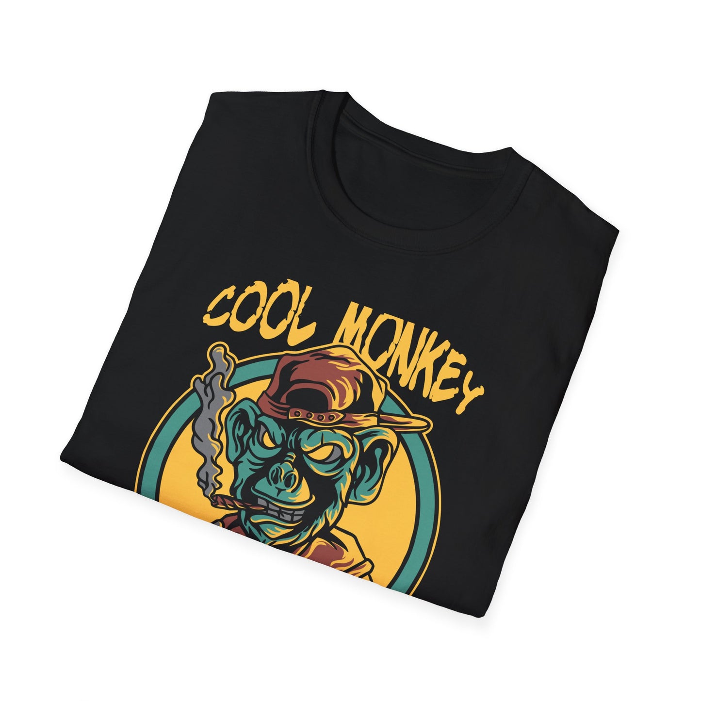 Awesome Cool Monkey T-Shirt | Edgy Streetwear Graphic Tee | Unique Urban Animal Print for Men & Women