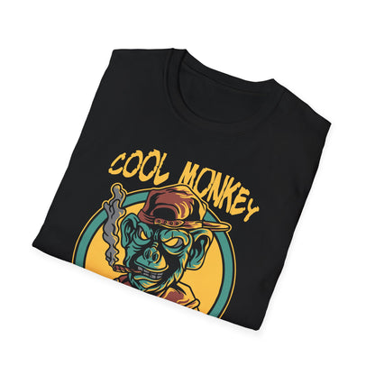 Awesome Cool Monkey T-Shirt | Edgy Streetwear Graphic Tee | Unique Urban Animal Print for Men & Women
