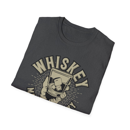 Bold 'Whiskey Makes Me Frisky' T-Shirt - Funny Drinking Tee for Whiskey Lovers | Perfect Bar & Party Humor Gift