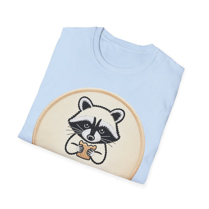 Hilarious Raccoon Snack Break Forever T-Shirt - Cute Foodie Animal Lover Tee | Trendy & Comfy Graphic Top
