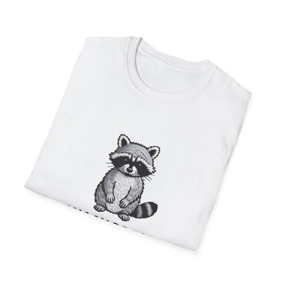 Charming Raccoon T-Shirt | Adorable Trash Panda Tee | Unique Wildlife Lover Graphic Top | Perfect Animal Gift Idea