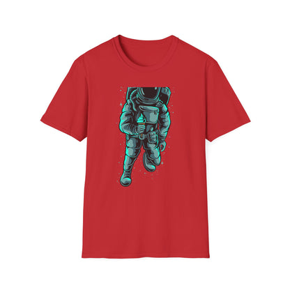 Epic Astronaut Ice Cream T-Shirt - Cool Galactic Space Explorer Tee for Sci-Fi Fans & Sweet Treat Lovers