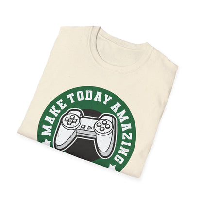 Epic Retro Gamer T-Shirt: 'Make Today Amazing' Controller Tee - Est. 2007 Vintage Console Style. Perfect Gaming Gift & Birthday!