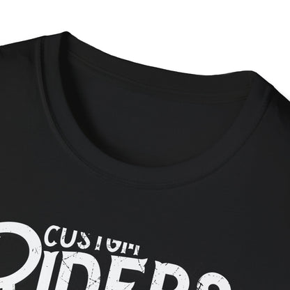 Epic Custom Riders T-Shirt - Skull Biker Motorcycle Tee - Vintage Distressed Grunge Apparel for Men & Women