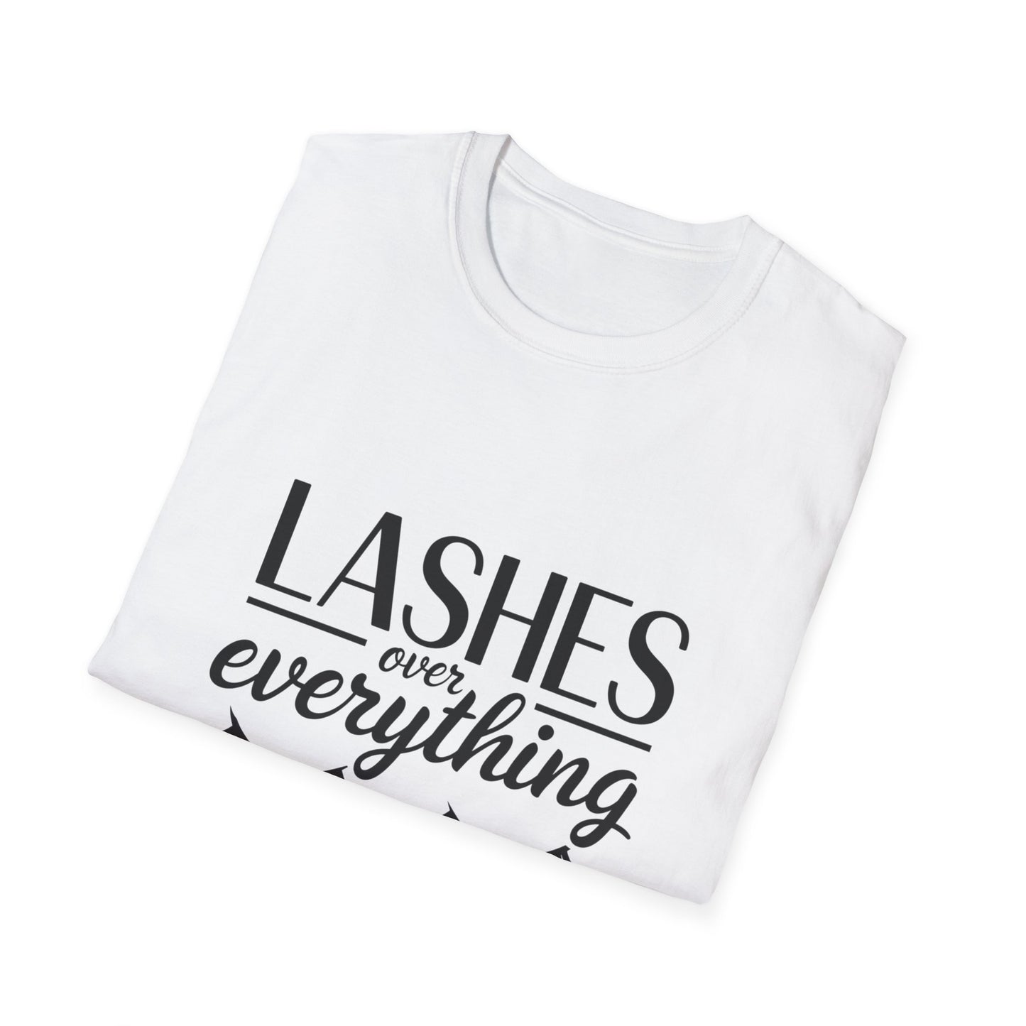 LASH Over Everything T-Shirt | Stunning Eyelash Lover Tee for Makeup Artists & Glam Queens