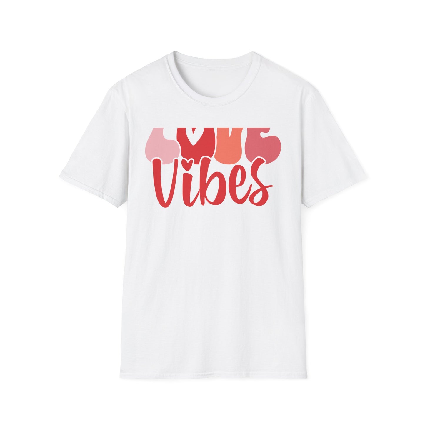 Groovy LOVE Vibes T-Shirt for Women | Trendy Retro Heart Tee | Spread Positivity & Style | Perfect Valentine's Day Gift