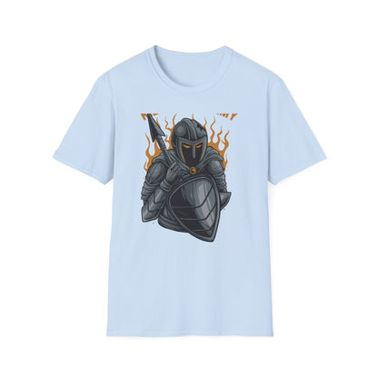 Fierce Armored Warrior T-Shirt - Epic 'Kill Your Enemy' Design for Gamers & Strength Enthusiasts. Unleash Your Power!
