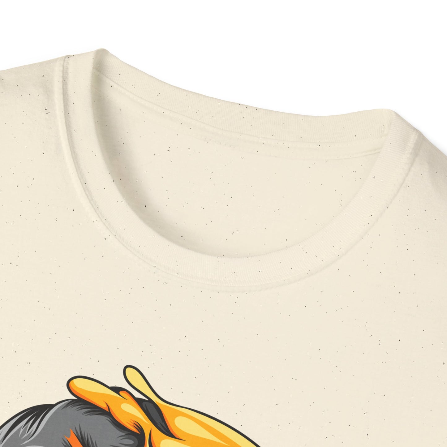 Vibrant Melting Emoji Skull T-Shirt | Unique Horror Pop Art Streetwear Tee | Edgy Graphic Design Statement