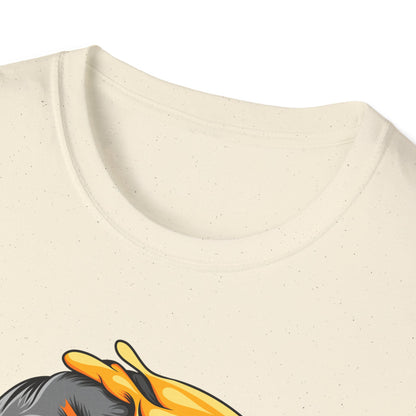 Vibrant Melting Emoji Skull T-Shirt | Unique Horror Pop Art Streetwear Tee | Edgy Graphic Design Statement