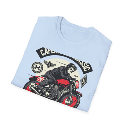 Vintage Cafe Racer Classic T-Shirt | Legendary Biker Club Motorcycle Tee for Men | Custom Garage Mechanic Apparel Gift