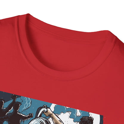 Epic Zombie Apocalypse Hunter T-Shirt - Fearless Biker Survival Horror Tee for Gamers & Fans - Thrilling Crossbow Rider Design