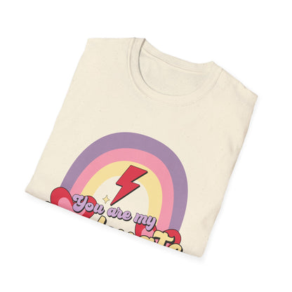 Retro Soulmate T-Shirt | Groovy Pastel Rainbow & Hearts Couple Tee | Perfect Romantic Valentine's Day Gift for Him or Her