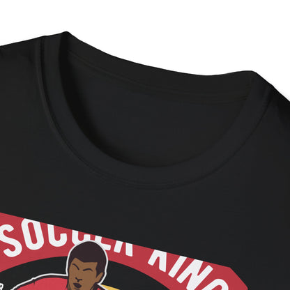 Epic Soccer King T-Shirt - Vintage Football Player Tee for Men & Fans - "Play The Game" Power Design