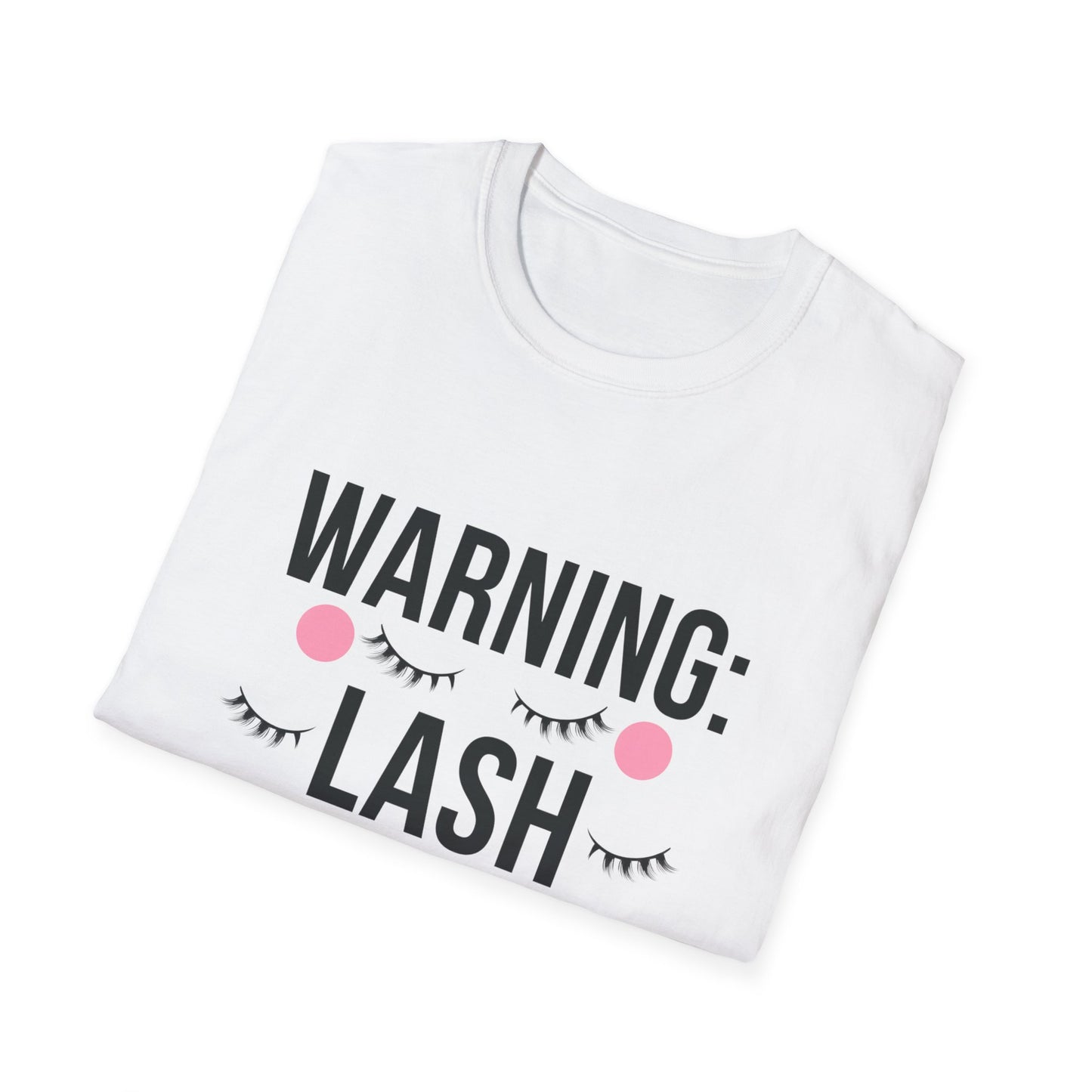 WARNING: Lash Obsessed T-Shirt | Trendy Eyelash Beauty Tee for Makeup Lovers & Lash Artists | Perfect Gift