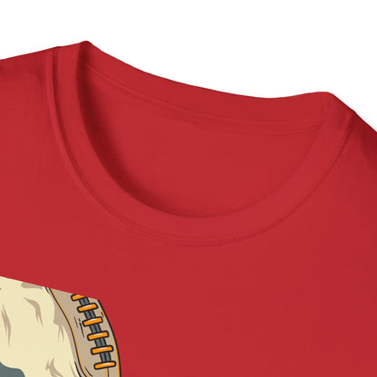 Epic Football Rocket Launch T-Shirt - Dynamic Sports & Sci-Fi Fan Apparel
