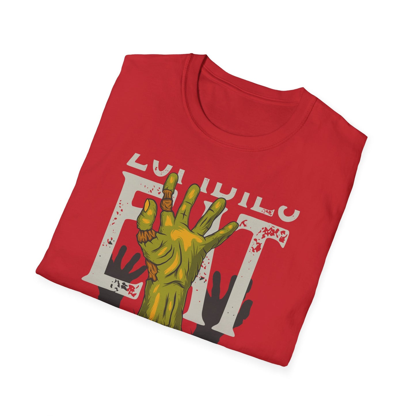 Hilarious Zombie 'Eat Fine' T-Shirt - Epic Horror Humor Tee for Undead Fans & Halloween