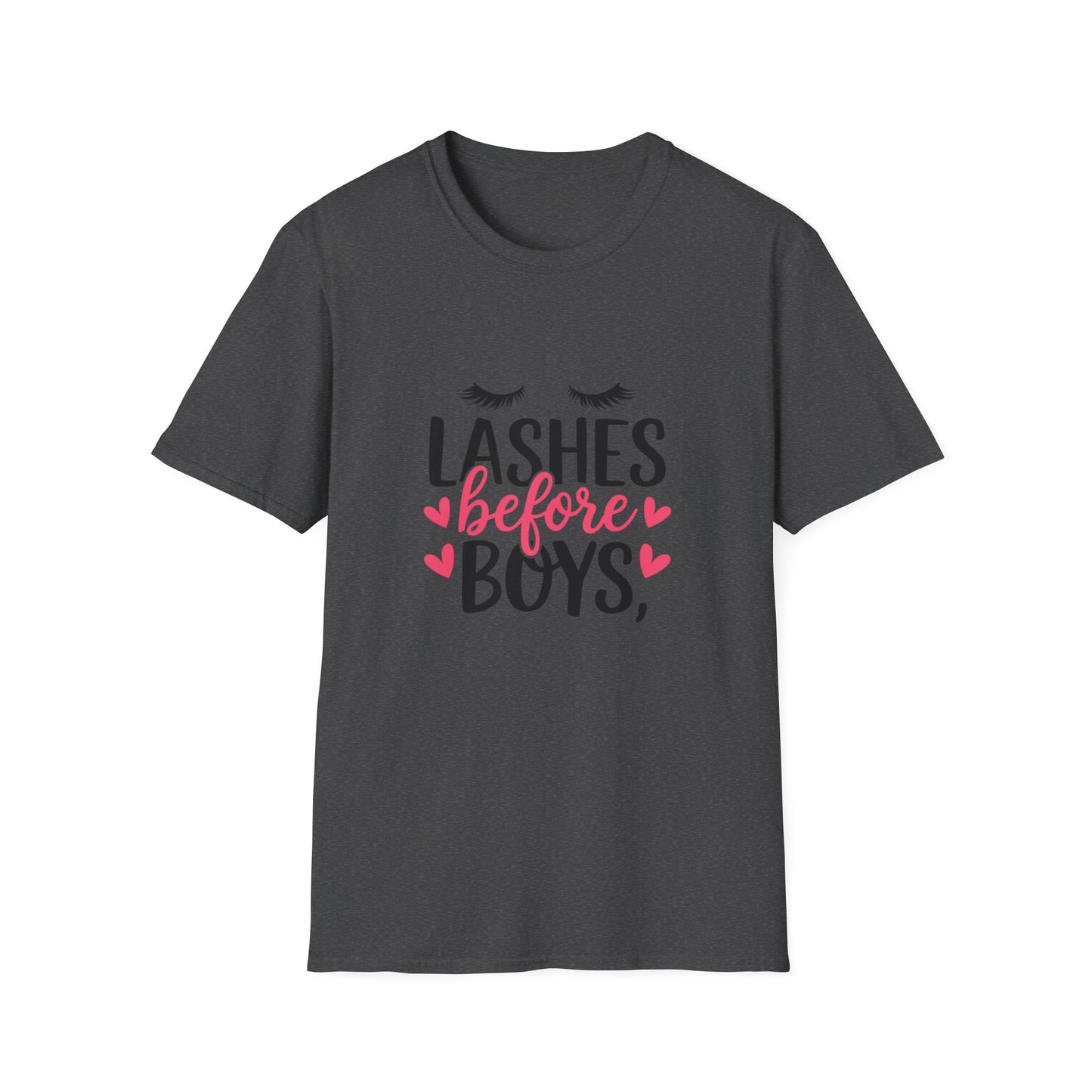 Charming 'Before' T-Shirt | Women's Getting Ready Tee with Eyelashes & Hearts | Perfect Bachelorette & Bridal Gift