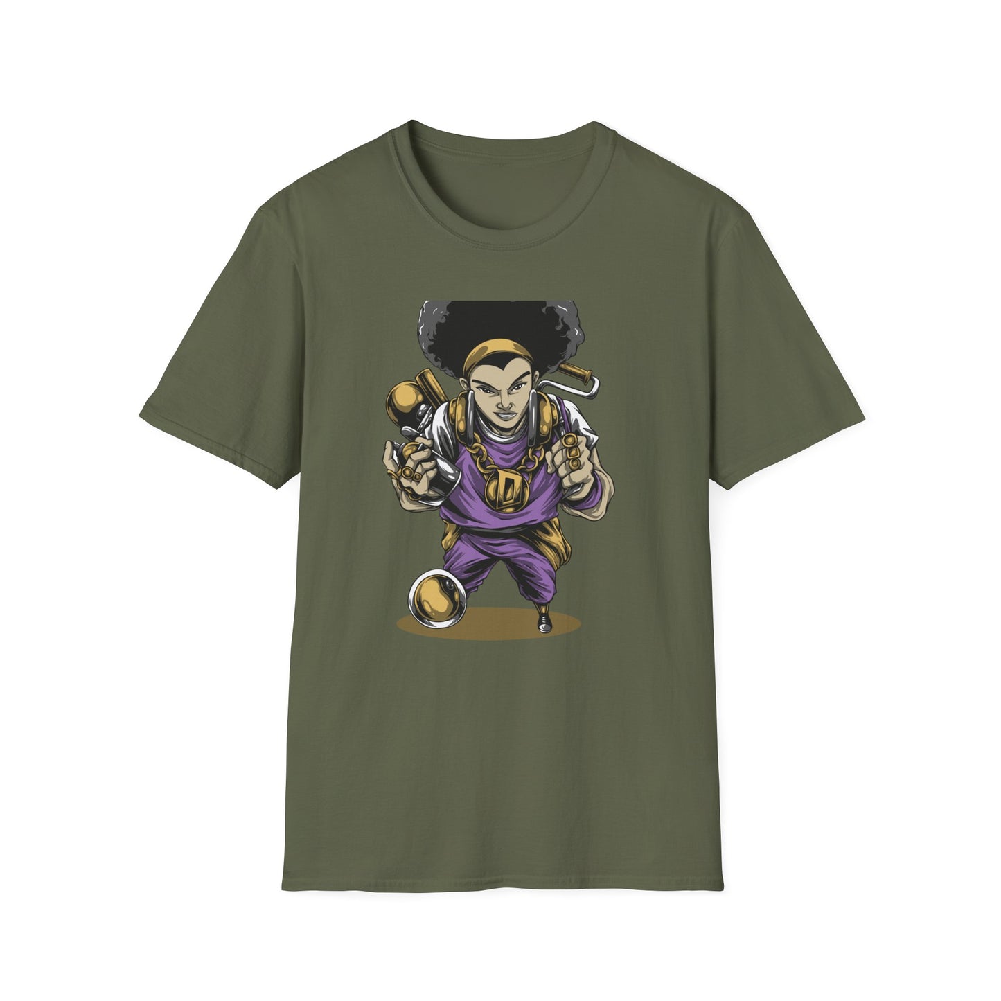 Dynamic Hip Hop DJ T-Shirt - Epic Urban Graffiti Artist Streetwear Graphic Tee | Music Culture