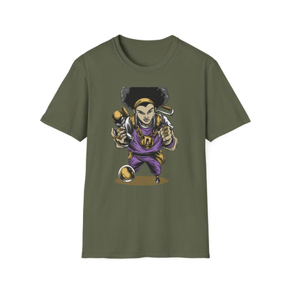 Dynamic Hip Hop DJ T-Shirt - Epic Urban Graffiti Artist Streetwear Graphic Tee | Music Culture