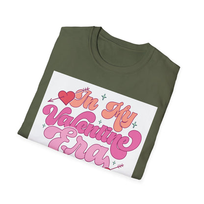 Adorable "In My Valentine Era" T-Shirt | Retro Groovy Love Heart Tee for Women & Girls | Trendy Valentine's Day Gift